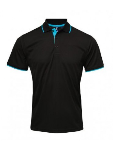 PR618 Premier Contrast Coolchecker Polo Shirt